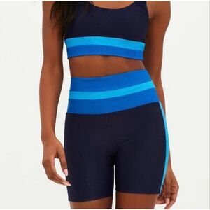 NWT Beach Riot Samantha Shorts Blue Size Small